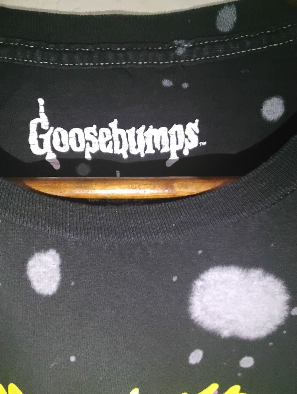 Goosebumps T-shirt Mens Large The Haunted Mask Graphic 90s Retro Tee - Picture 4 of 6